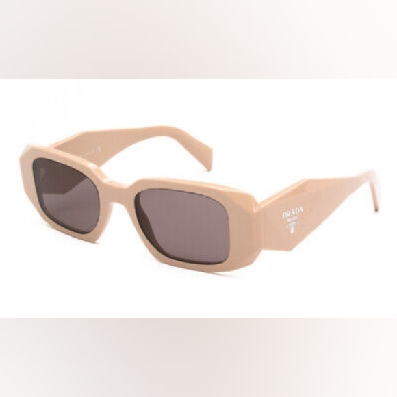 NEW PRADA  PR17WS  POWDER EYEWEAR SPR 17W RECTANGULAR SUNGLASSES PRADA PR 17WS - Picture 1 of 8